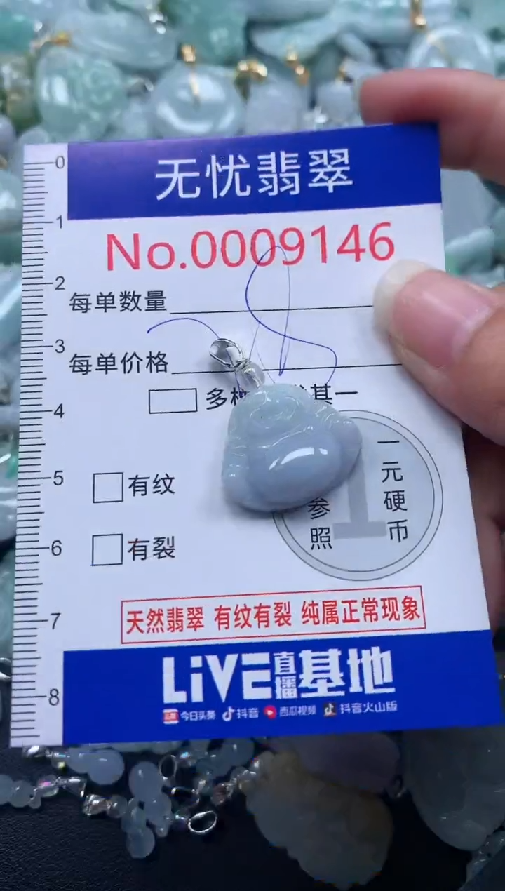 颈饰未镶嵌翡翠9146