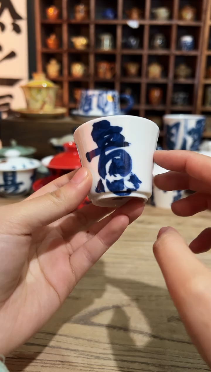 【闪购商品】观云听雨原创手绘茶具