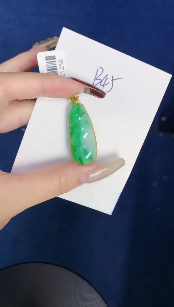 【闪购商品】翡翠颈饰18K金镶嵌0000000000