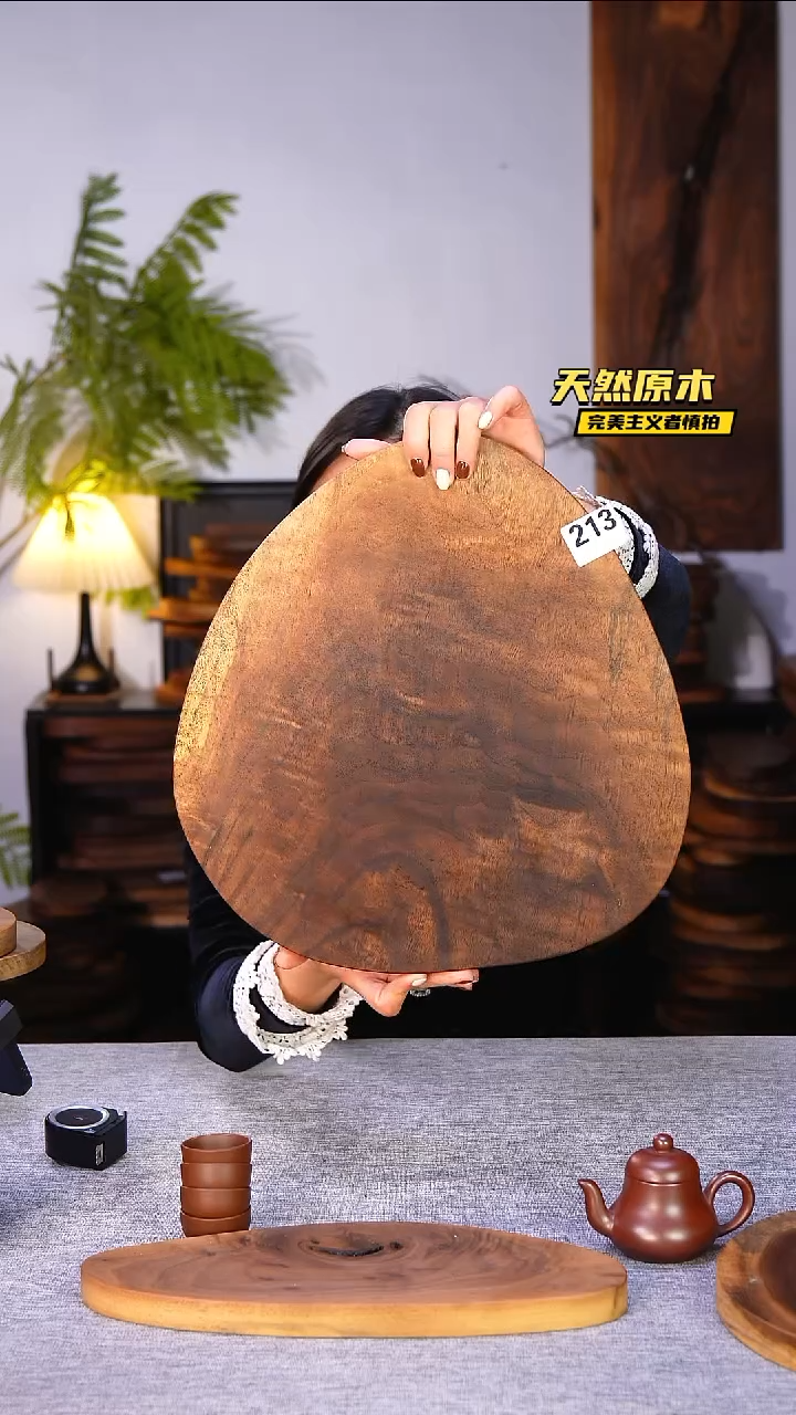 木北美黑胡桃原木.干裂疤结不属于商品质量问题完美主义者慎拍