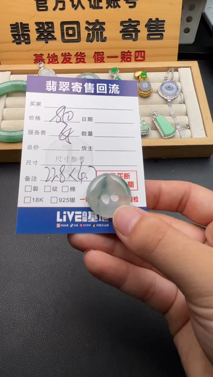 颈饰未镶嵌翡翠10146741