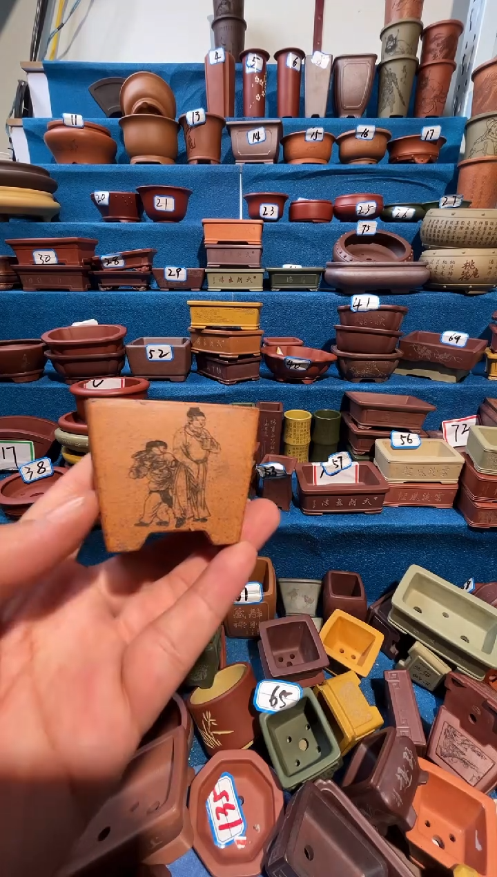 【闪购商品】紫砂紫砂花盆5.5*4