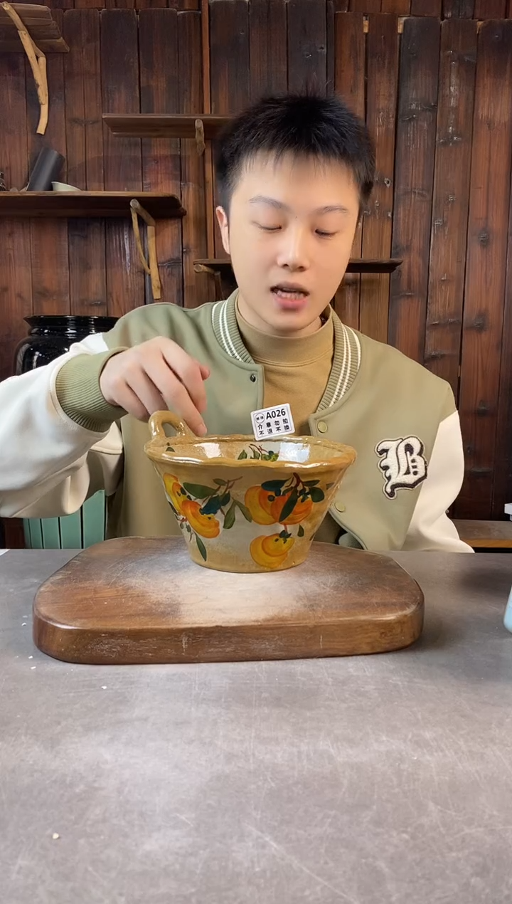 碗026瑕，手工手绘，超值陶瓷