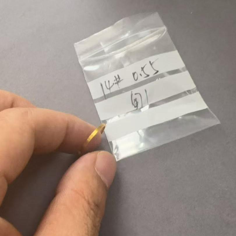 拉丝米家戒指055    14号      拉丝米家戒指     足金999