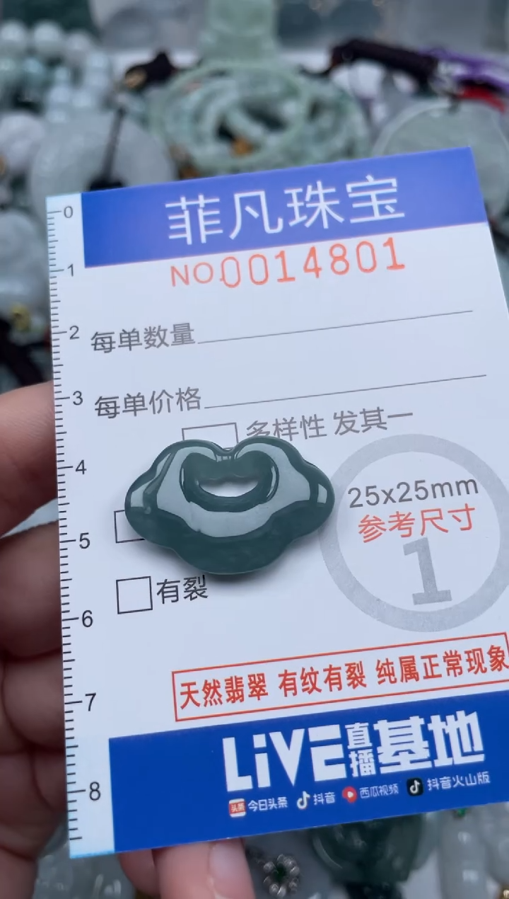 颈饰未镶嵌翡翠14801