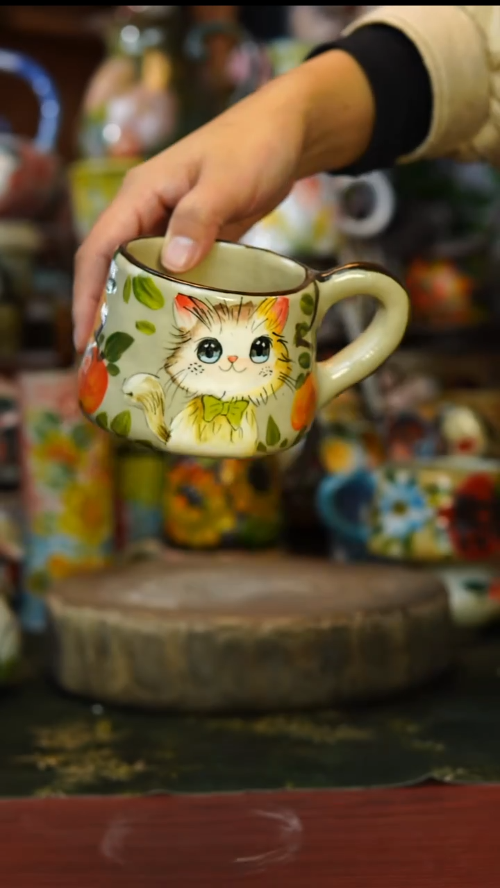 陶瓷50号景德镇手工手绘釉下彩陶瓷