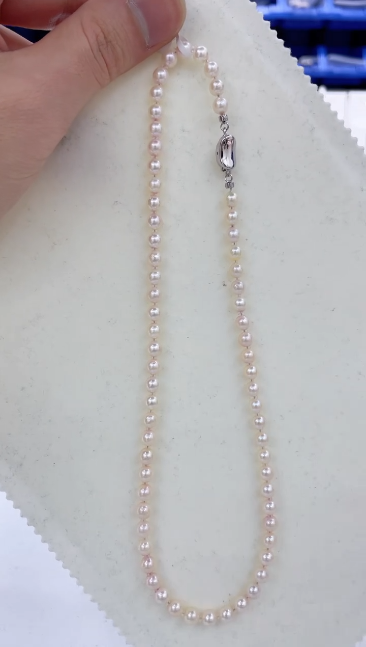 颈饰银S925镶嵌海水珍珠  