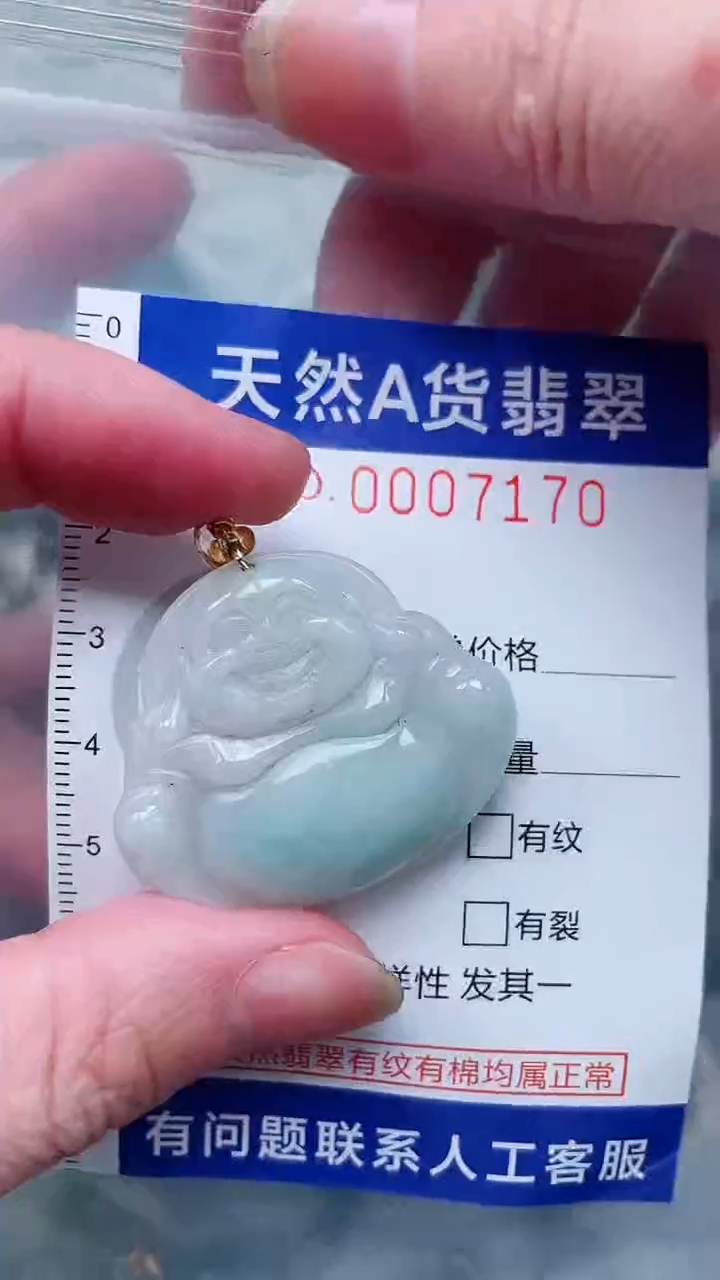 翡翠未镶嵌吊坠(不含链)1