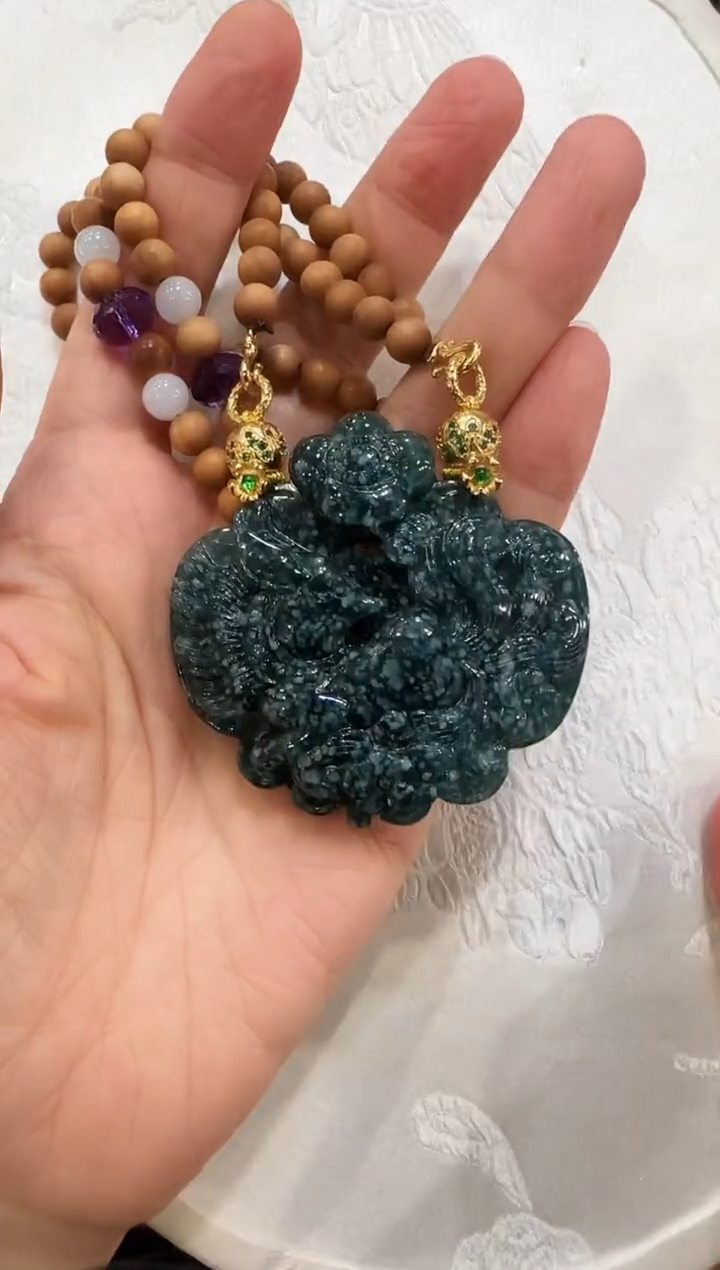 颈饰未镶嵌翡翠国风