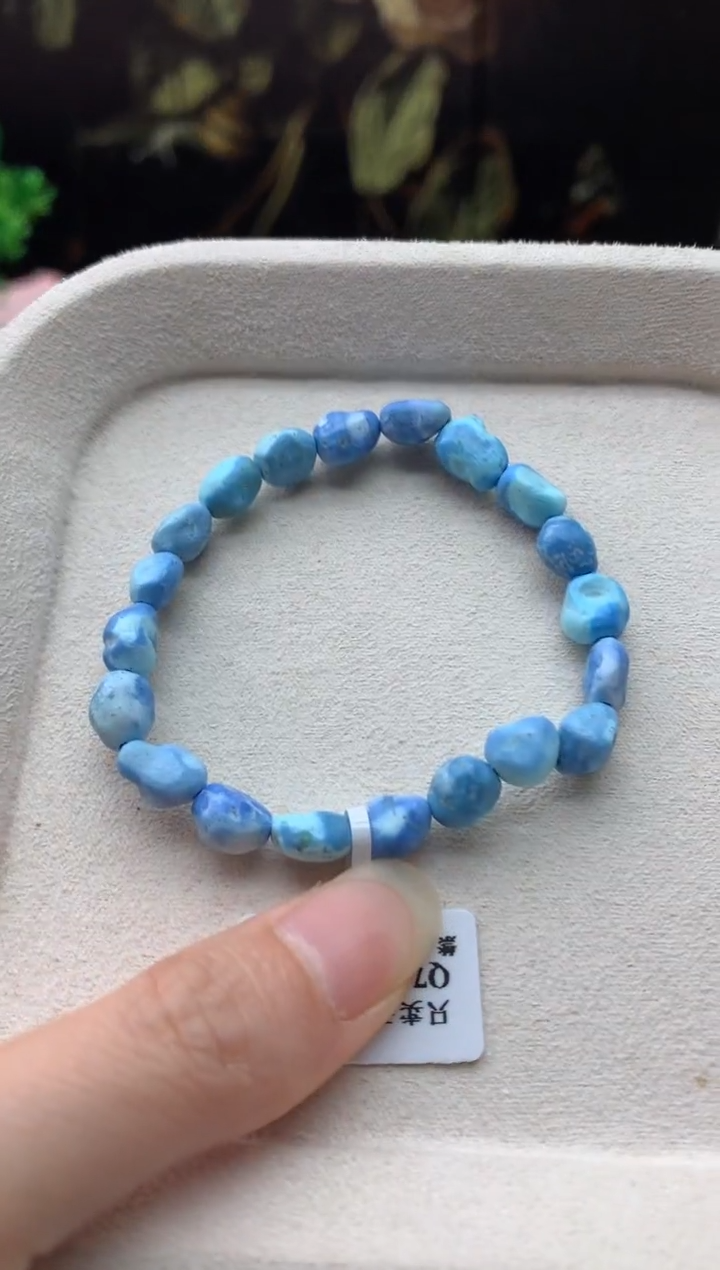 未镶嵌绿松石手串E49