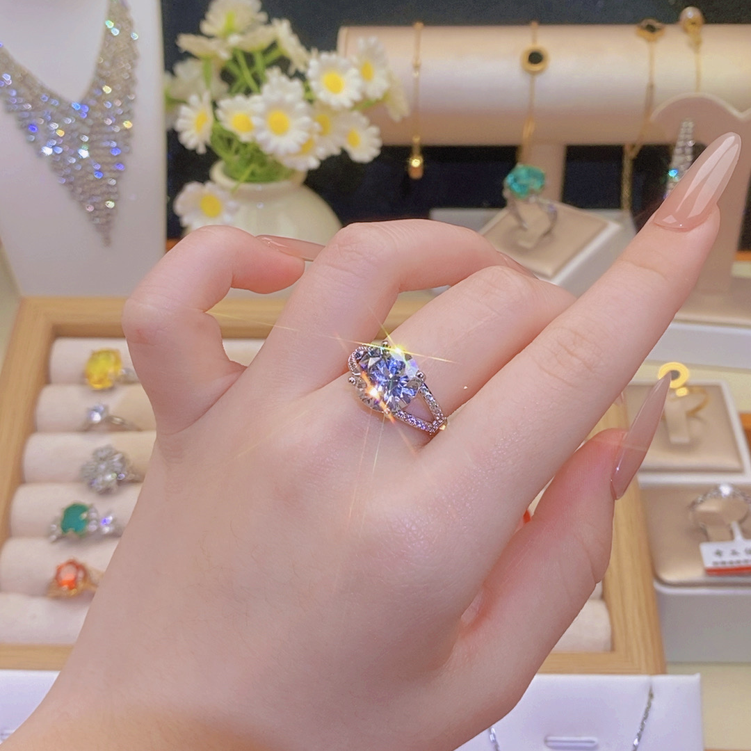  【YB高定】500分月光女神女款开口可调节戒指