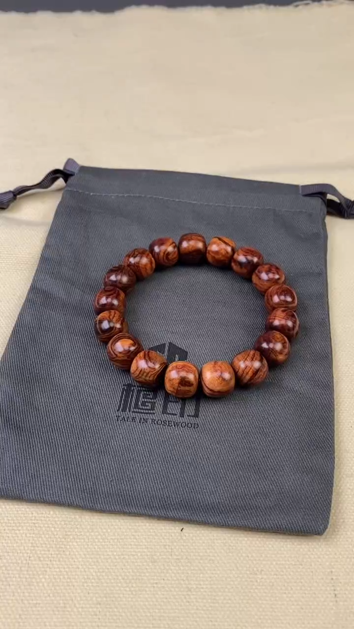 【闪购商品】黄花梨/降香黄檀手串/手链黄花梨 12x13