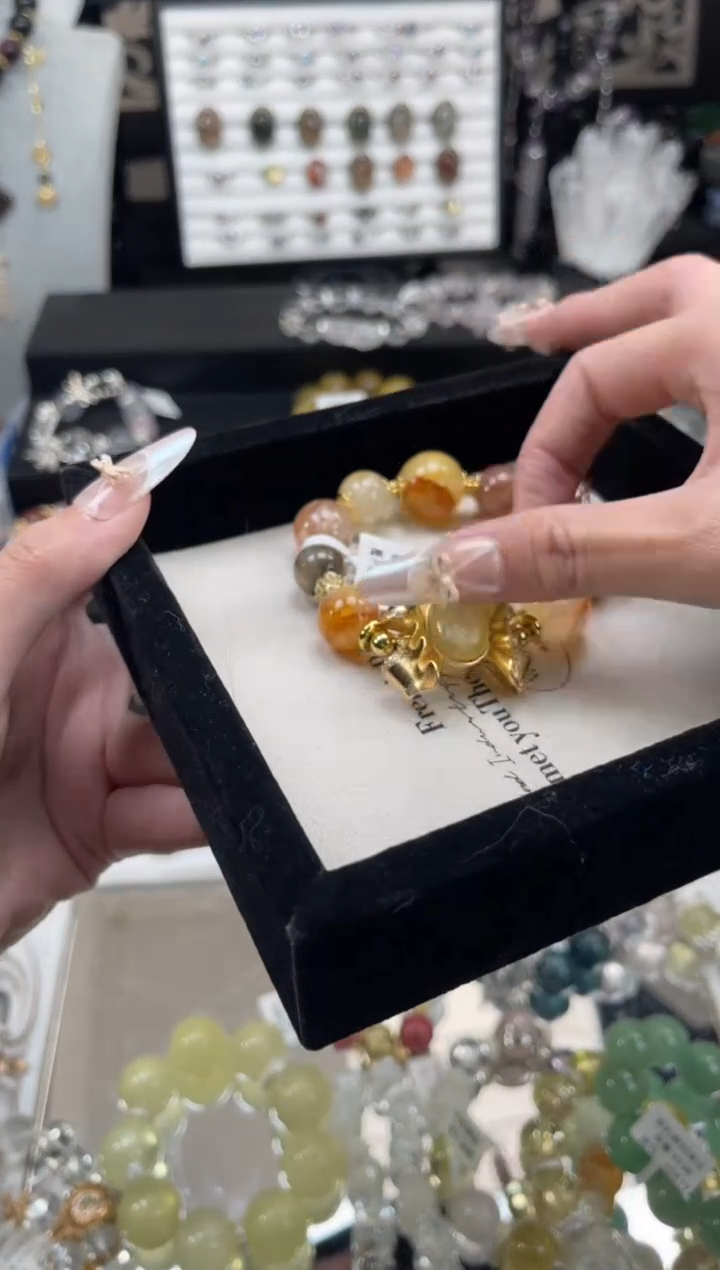 【闪购商品】水晶手链未镶嵌天然水晶 多样性发货