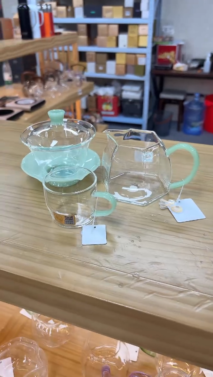 禾器荷叶浅玉+禾器棱然+清尚杯1个装