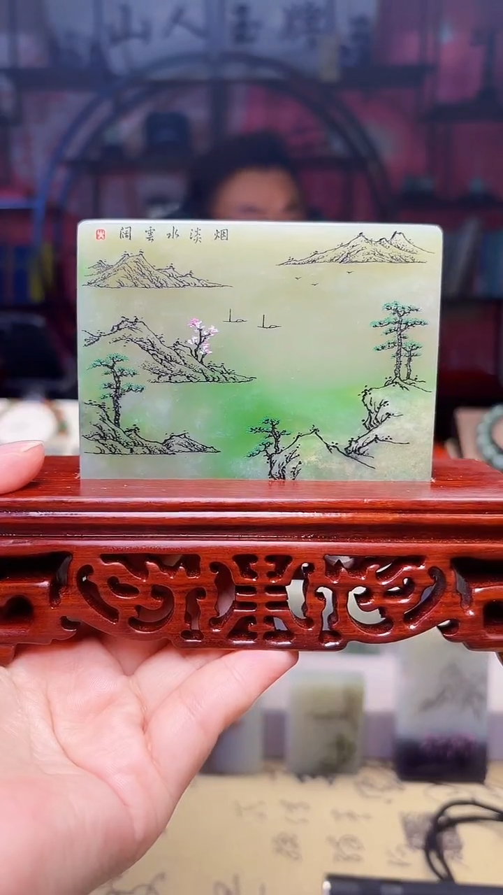 和田玉未镶嵌摆件160