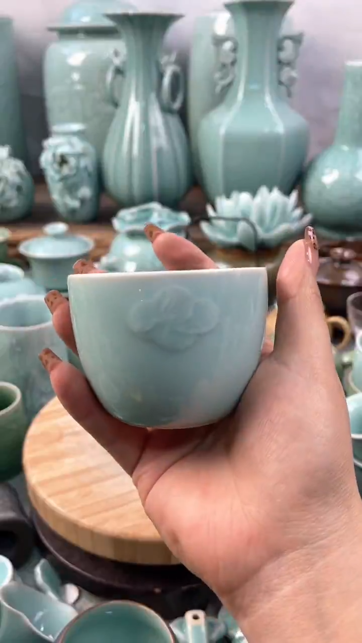 【闪购商品】正品 慧仙青瓷 主人杯