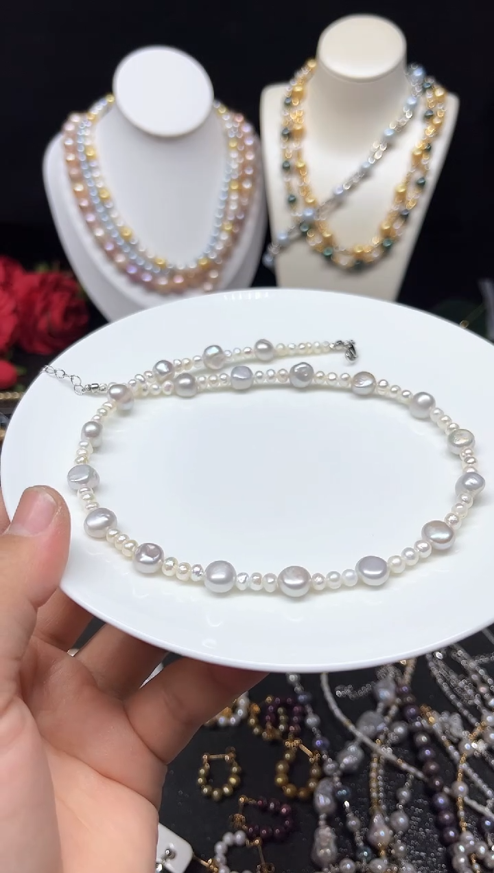 【闪购商品】淡水珍珠颈饰未镶嵌多人