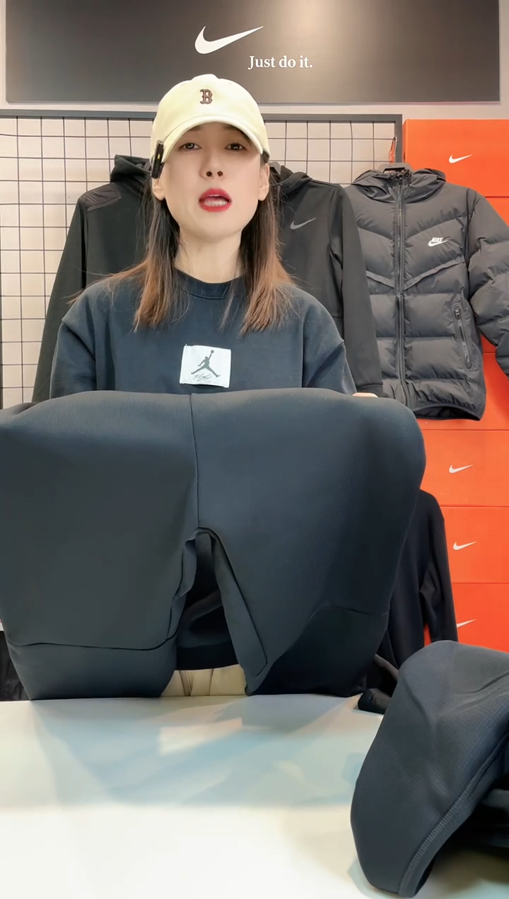 命***哥2123 华夫格子长裤S码 90-110斤 不退换