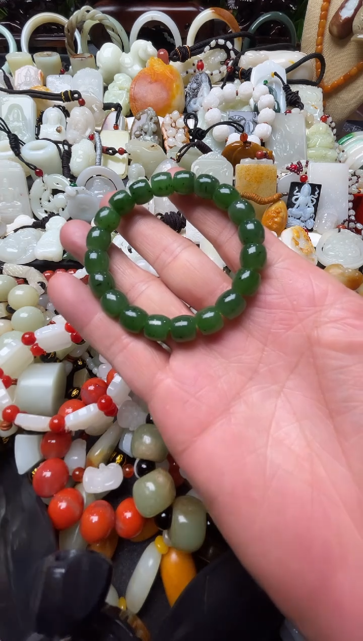 未镶嵌手串和田玉手串