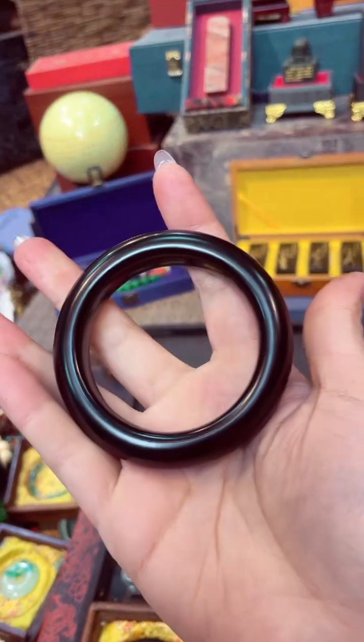 【闪购商品】黑羊脂  手镯  墨      