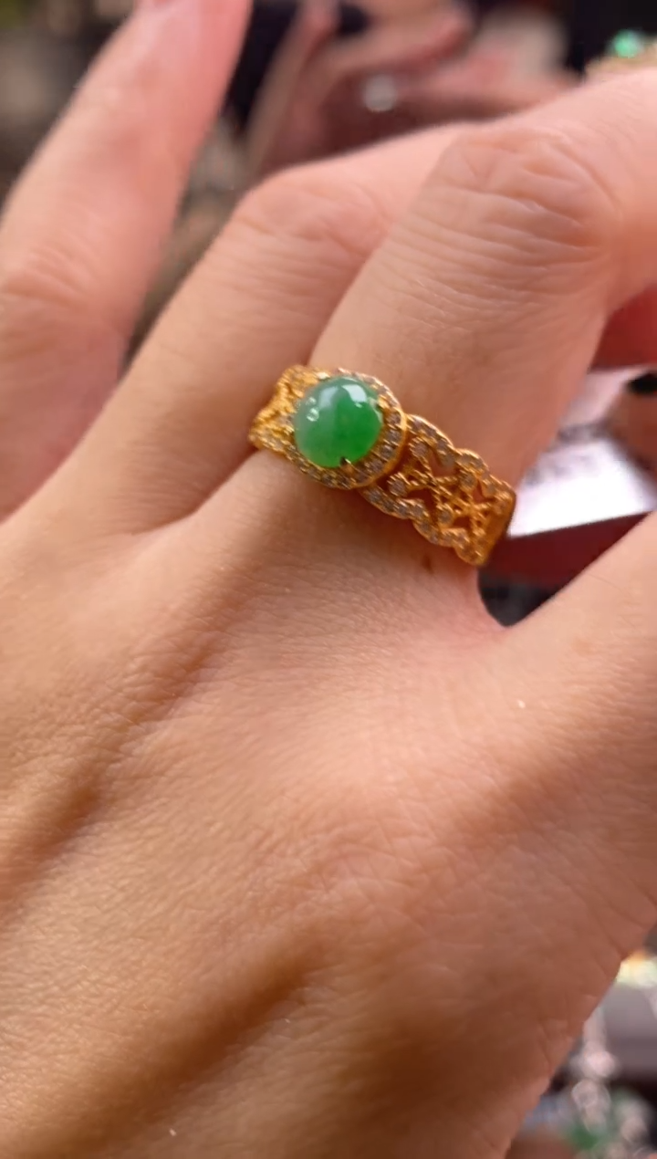 颈饰银S925镶嵌翡翠净货14252