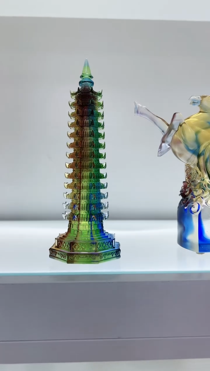 【闪购商品】茶宠古法琉璃文昌塔