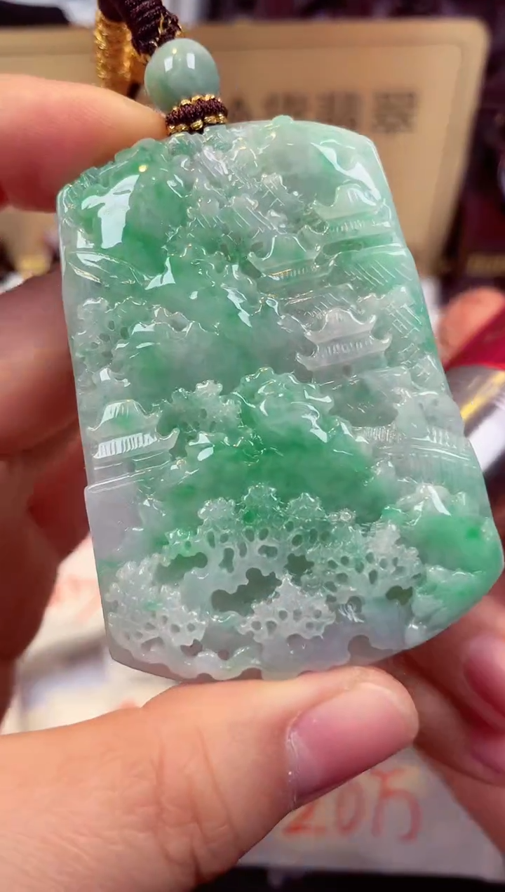 【闪购商品】翡翠颈饰未镶嵌天然缅甸翡翠A货