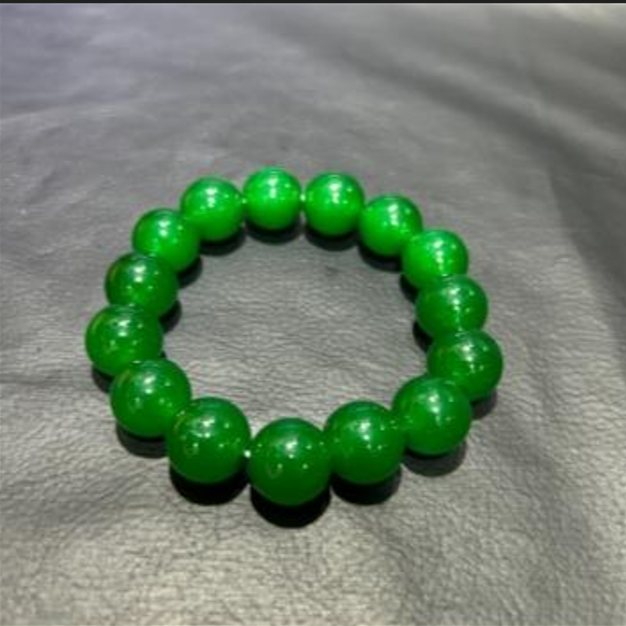 非金属仿水晶手链 时尚饰品碧绿色手链
