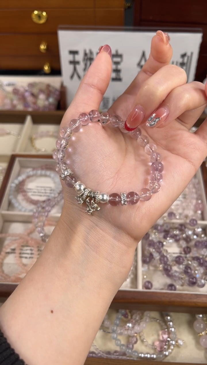 未镶嵌手链水晶        