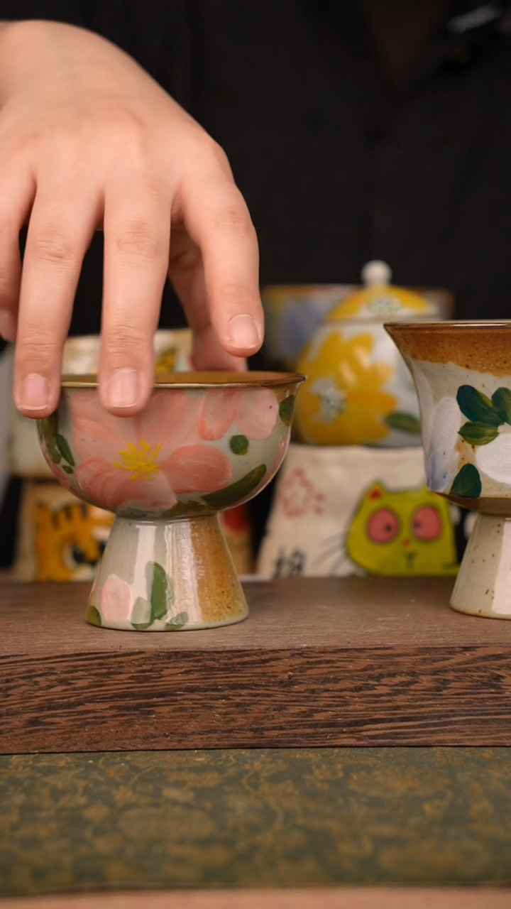 摆件泥垚手作 景德镇手工手绘器物