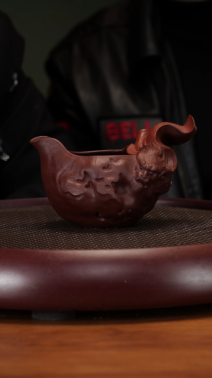 【闪购商品】紫砂茶壶3-57GSB大圣归来公道紫朱泥