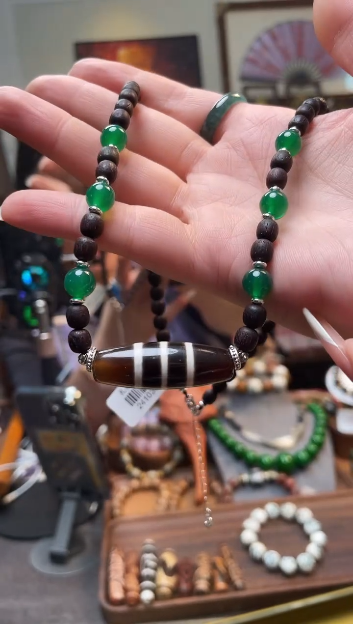 【闪购商品】柏香籽/百香籽吊坠0225-30糖色一线项链