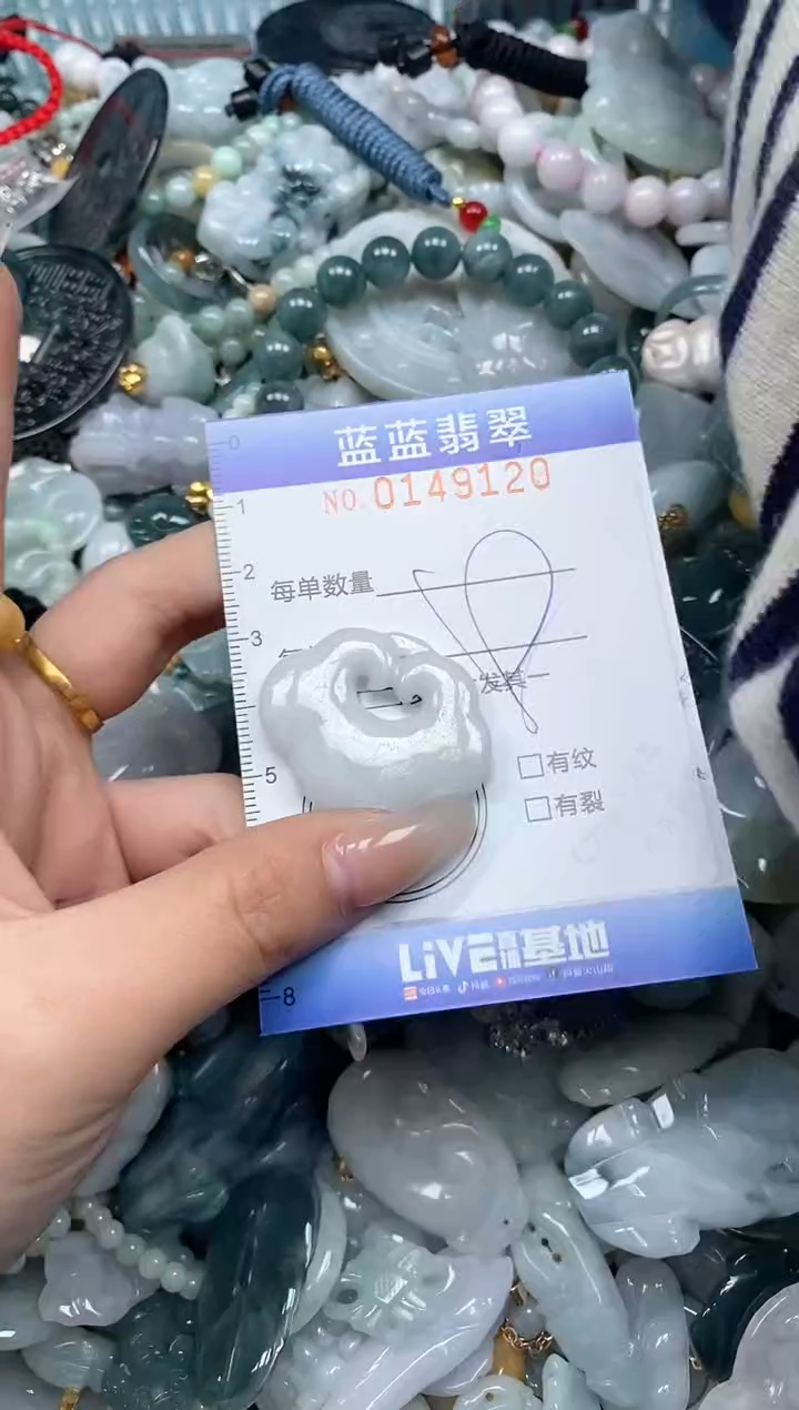 【闪购商品】翡翠颈饰未镶嵌闪购0149120多样性发其一