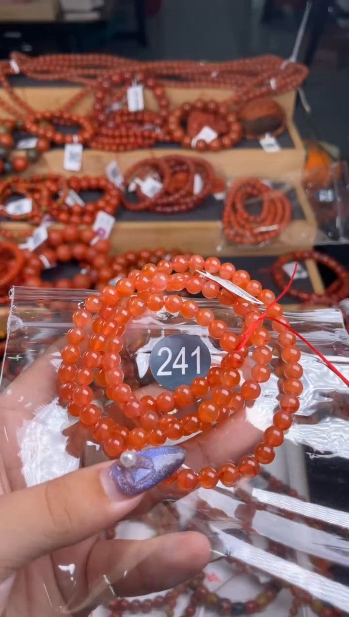 【闪购商品】南红玛瑙珠宝奇石未镶嵌241-6+