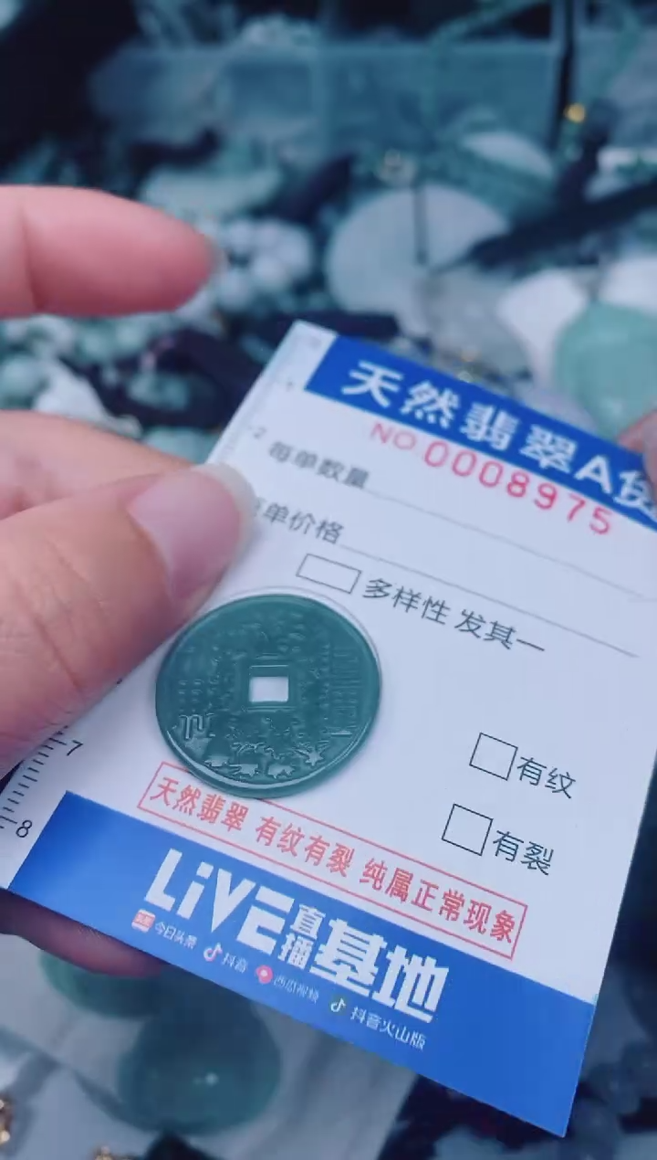 颈饰未镶嵌翡翠00008975