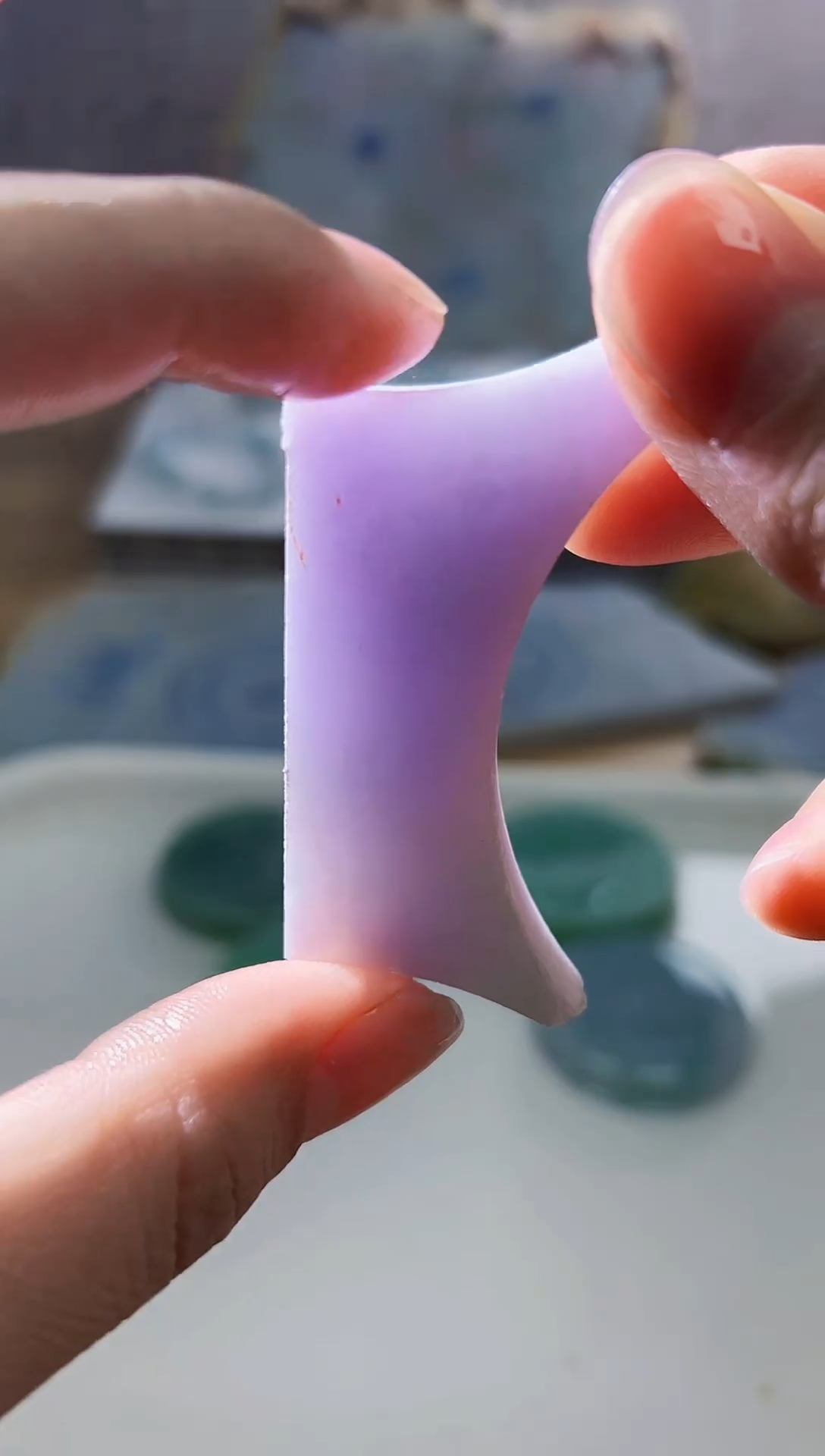 裸石翡翠天然翡翠A货余 南 824