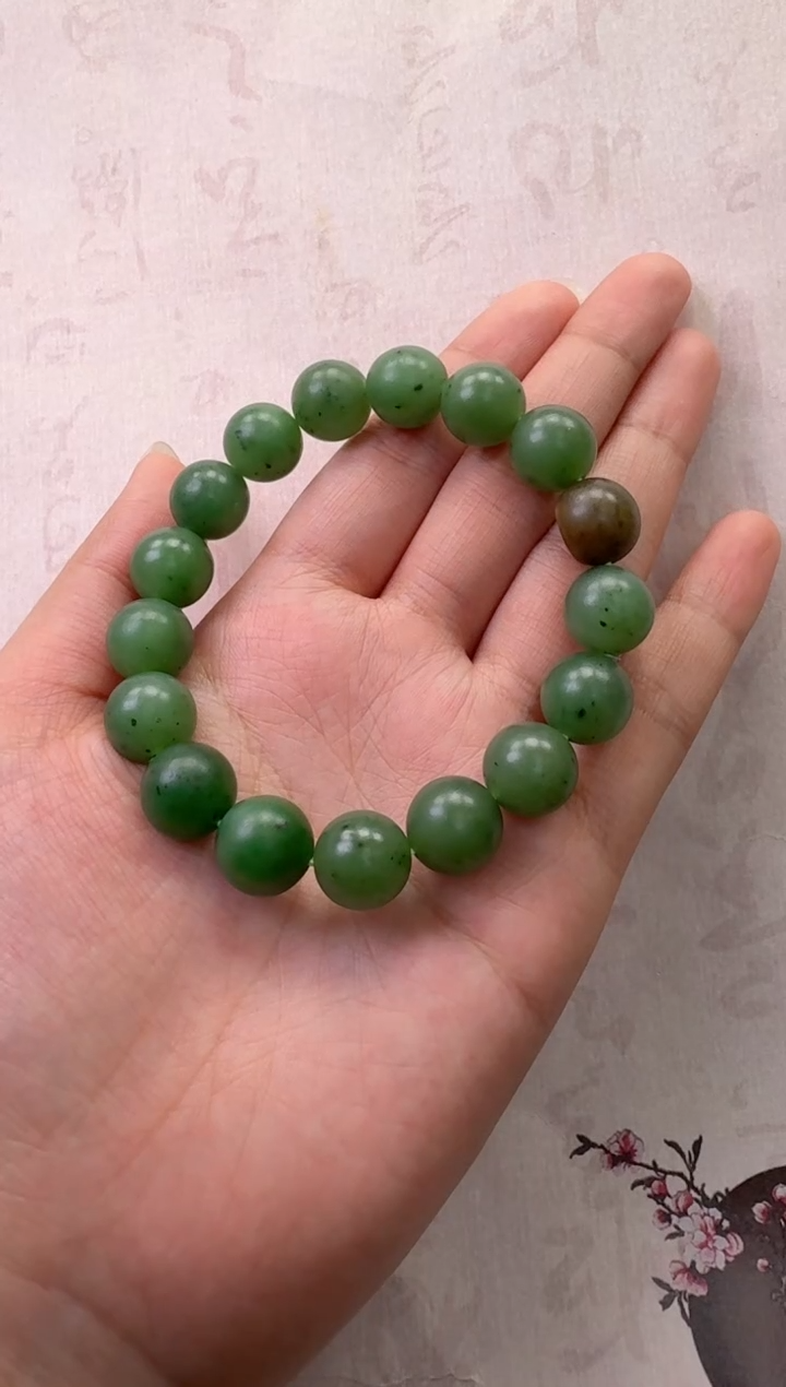 【闪购商品】和田玉（碧玉）手串未镶嵌手串