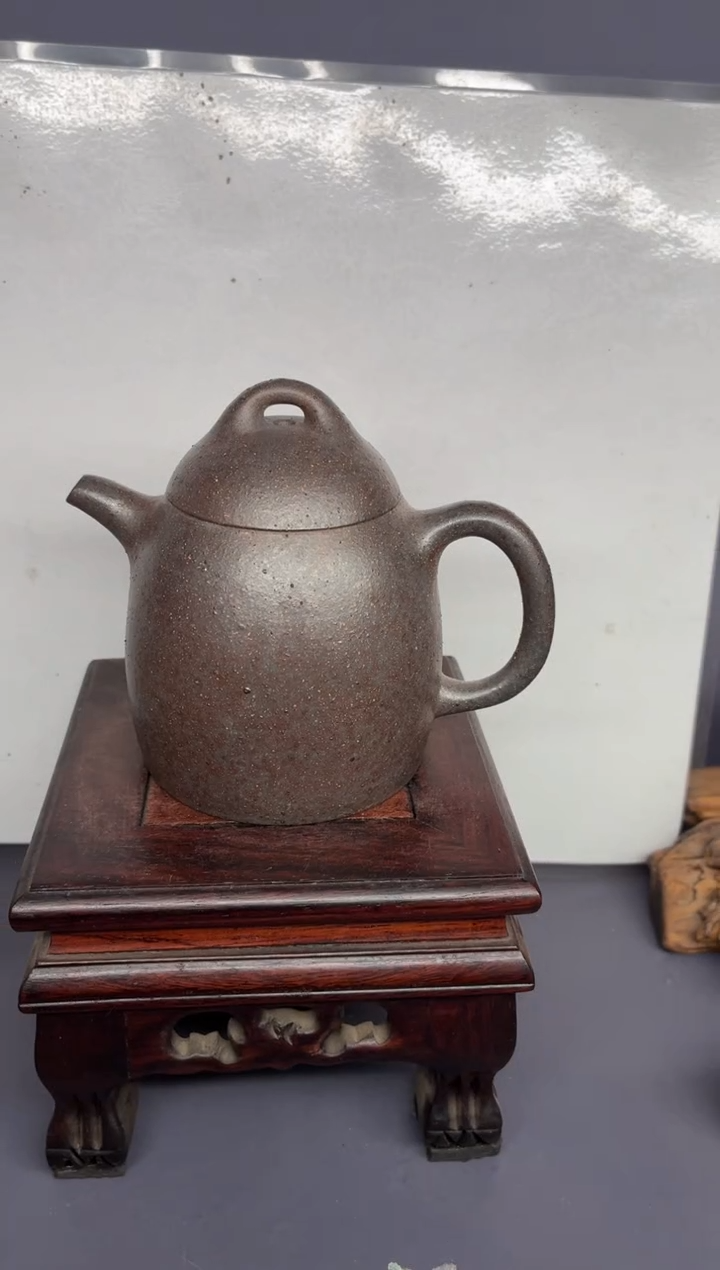 茶壶紫砂孤品  岩中泥  秦权