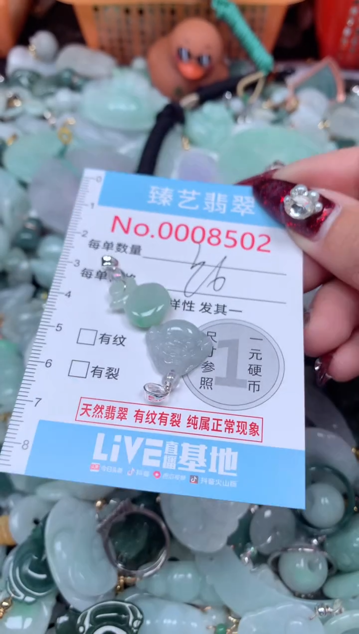 颈饰未镶嵌翡翠8502