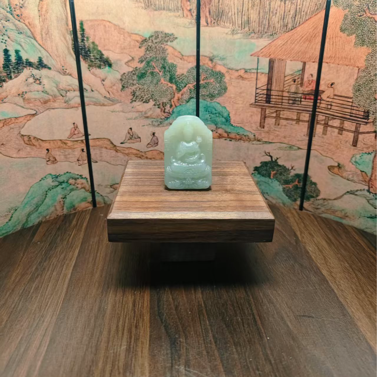 A和田玉观音吊坠0114