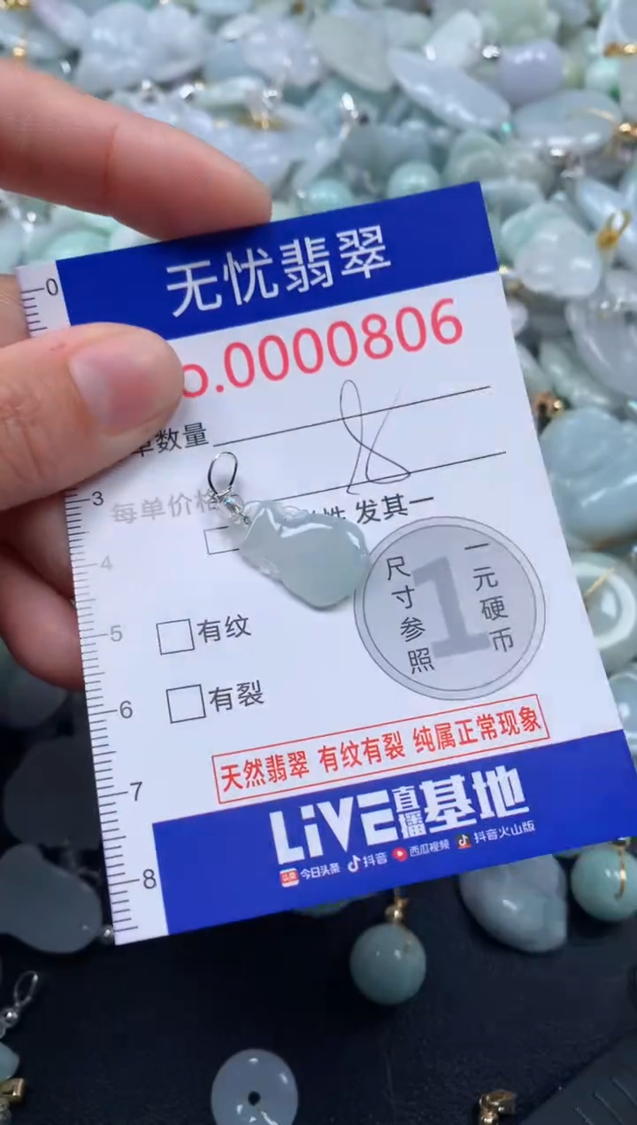 颈饰未镶嵌翡翠806