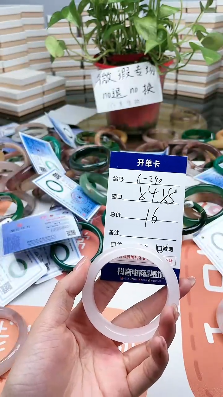 【闪购商品】石英质玉手镯未镶嵌290