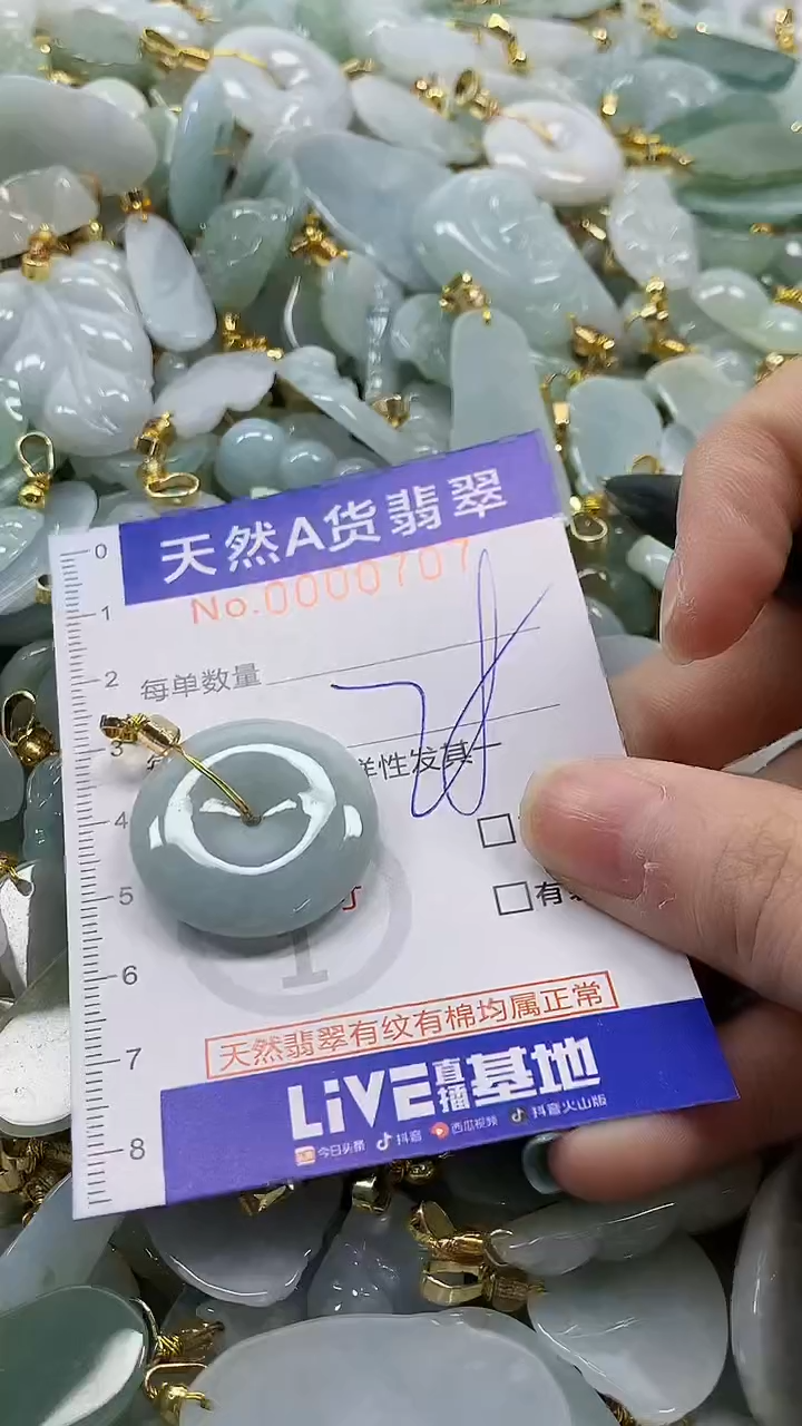 颈饰未镶嵌翡翠纯天然a货翡翠