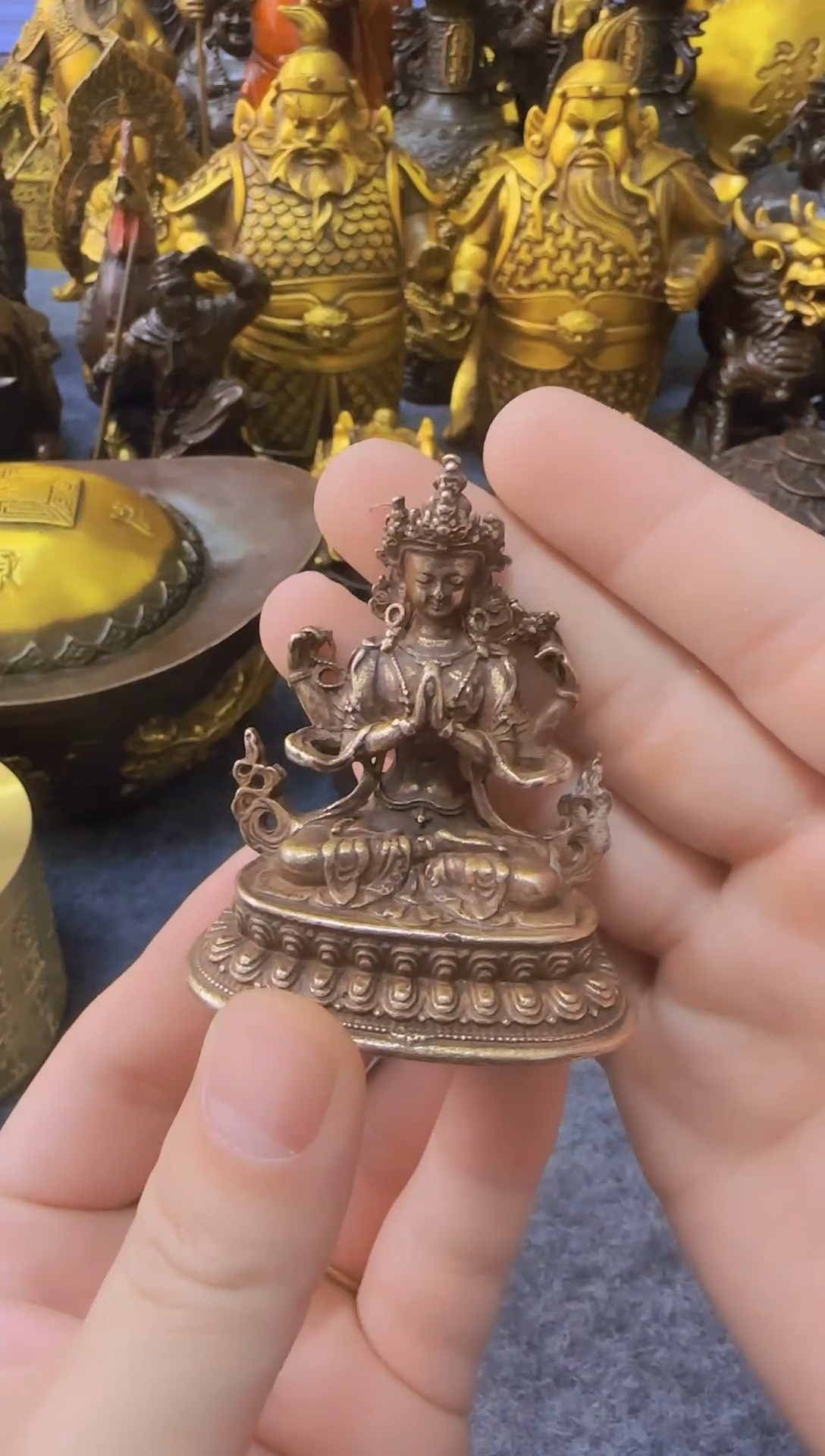 老黄黄铜摆件装饰品