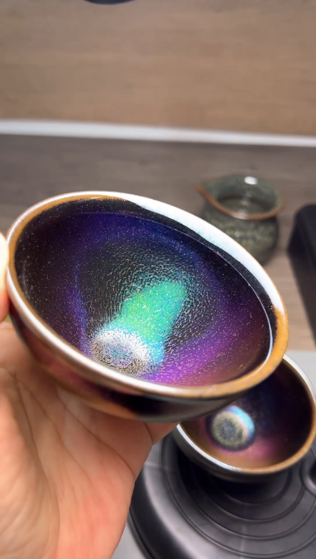 茶盏建窑建盏 福利七彩