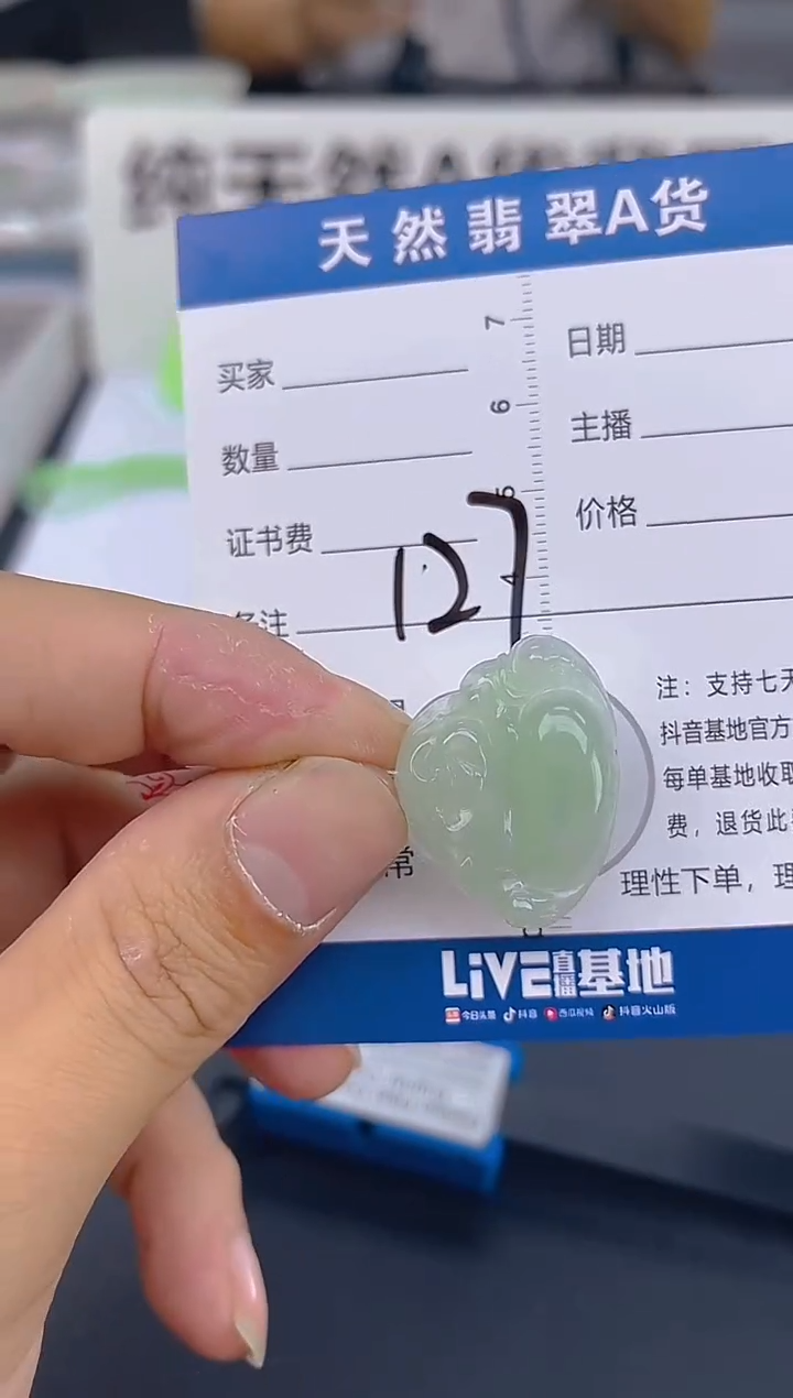 颈饰未镶嵌翡翠是