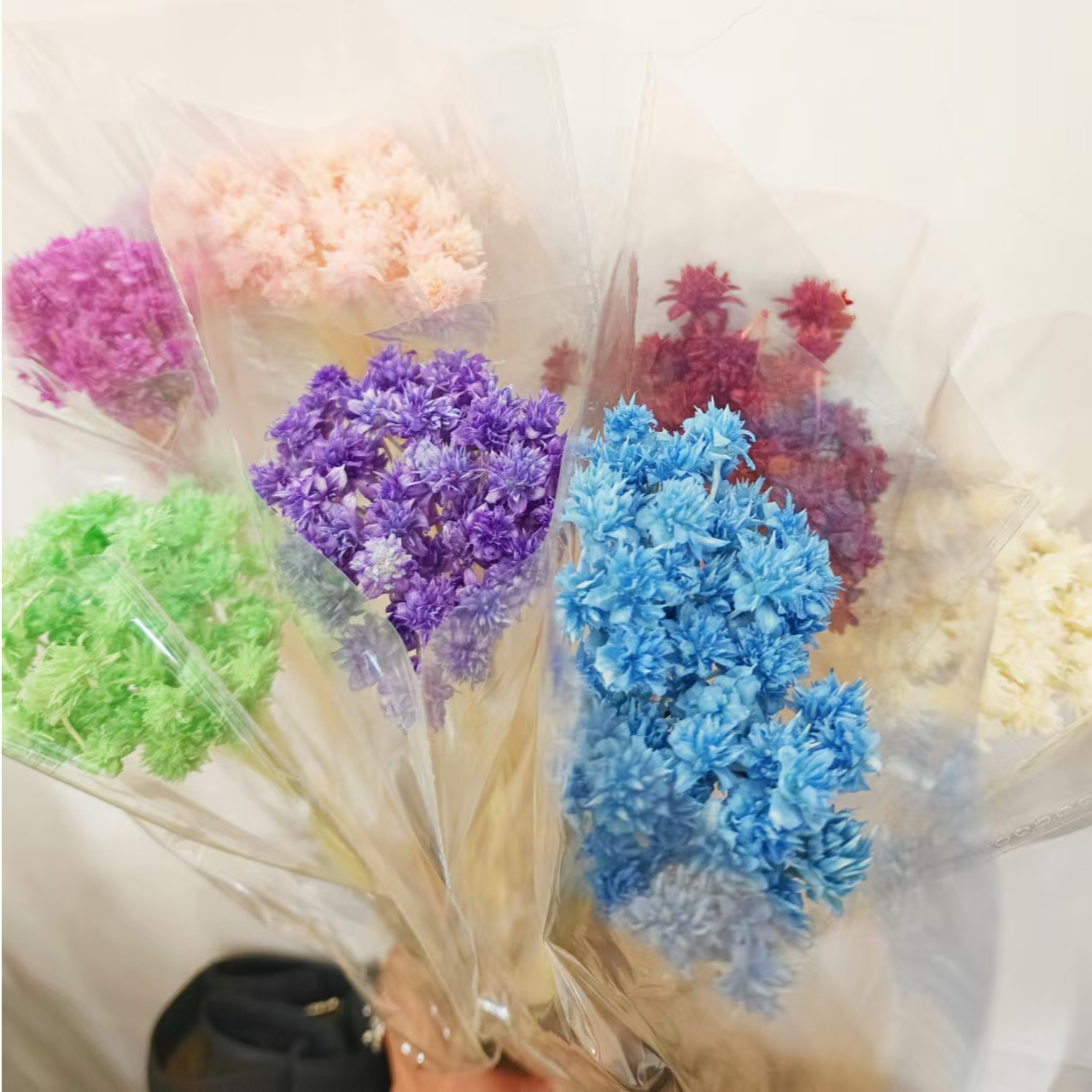 【小山花】现货花头直径1cm通草干花手工制作花束搭配干花小花配花