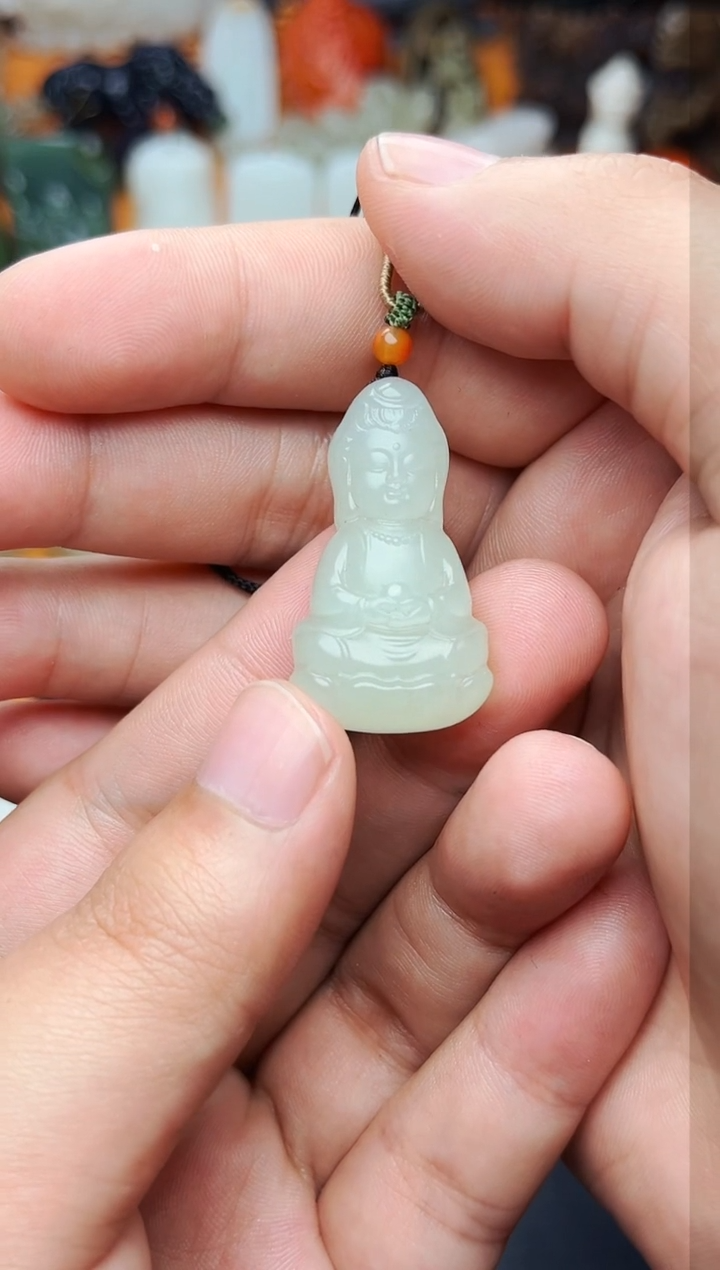 【闪购商品】和田玉颈饰未镶嵌宝宝佛 01