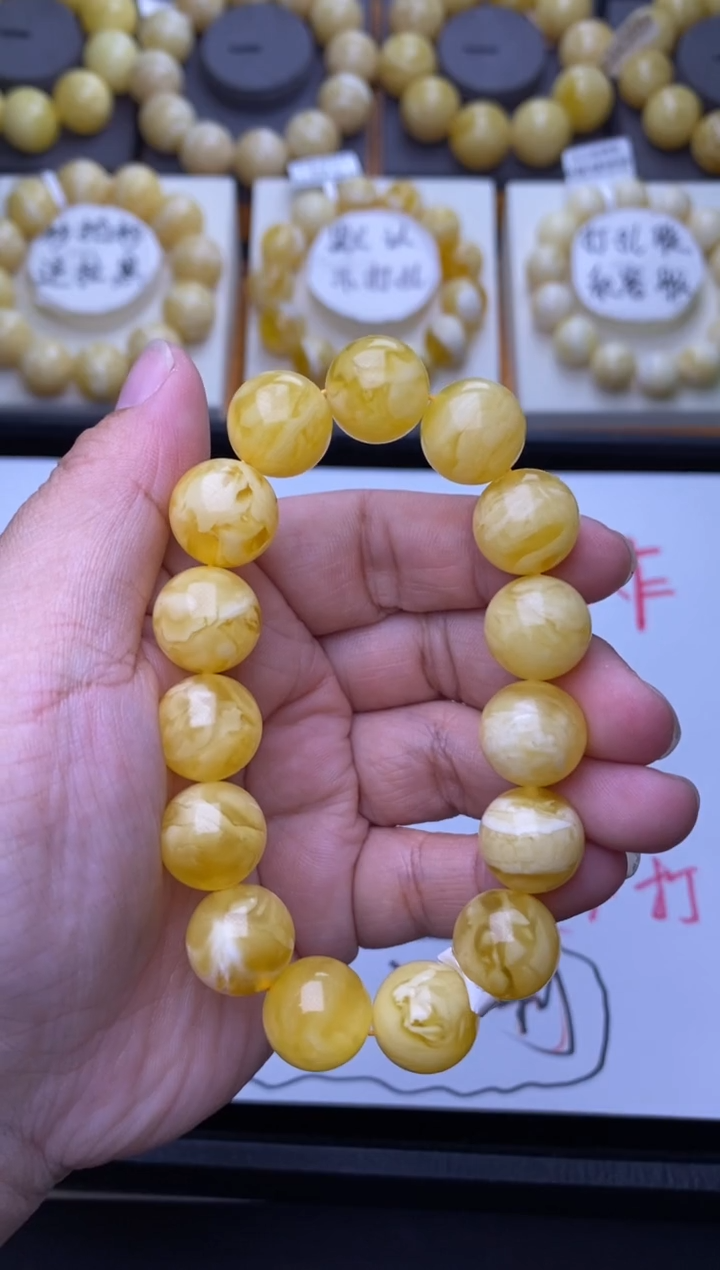 裸石琥珀未镶嵌大小姐珠宝严选135