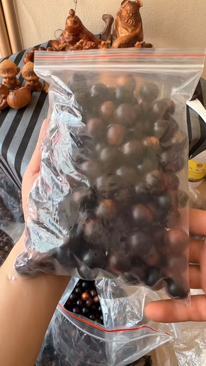 柏木（崖柏）手串/手链赤道和北极雷击崖柏瑕疵珠1斤